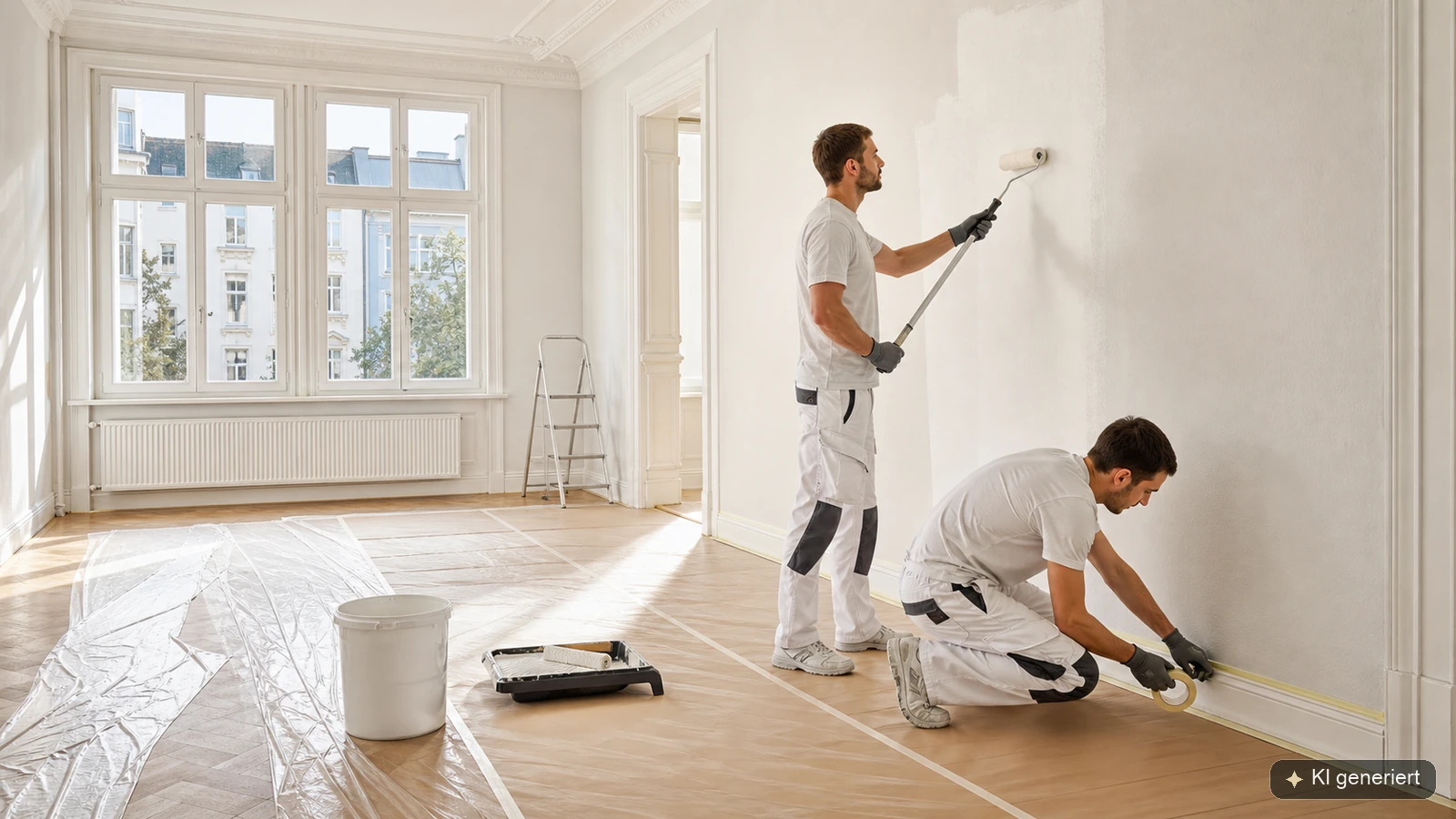Sorgfältige Auszugsrenovierung einer Berliner Altbauwohnung