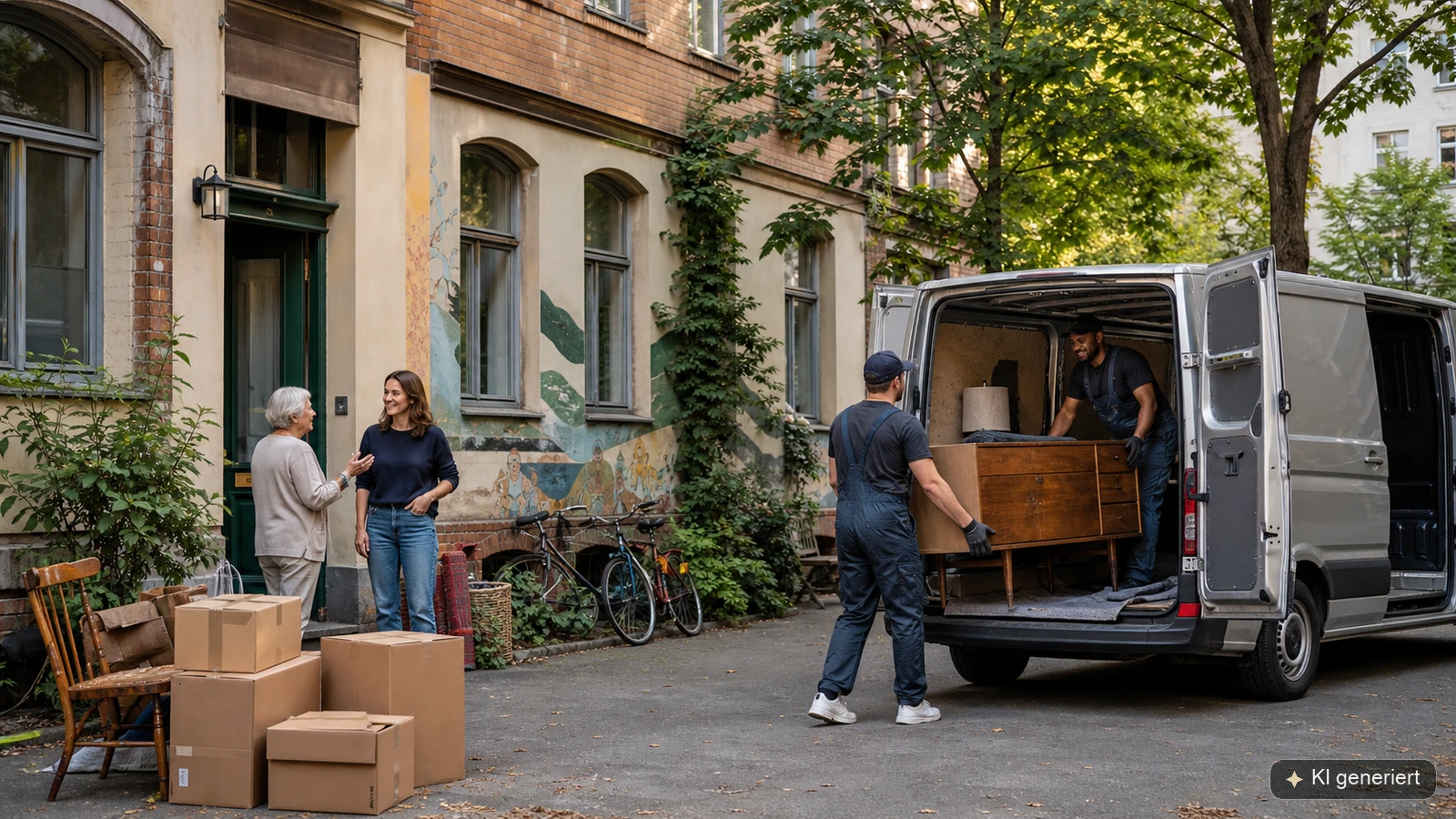Behutsamer Seniorenumzug in Friedrichshain-Kreuzberg mit professionellen Umzugshelfern