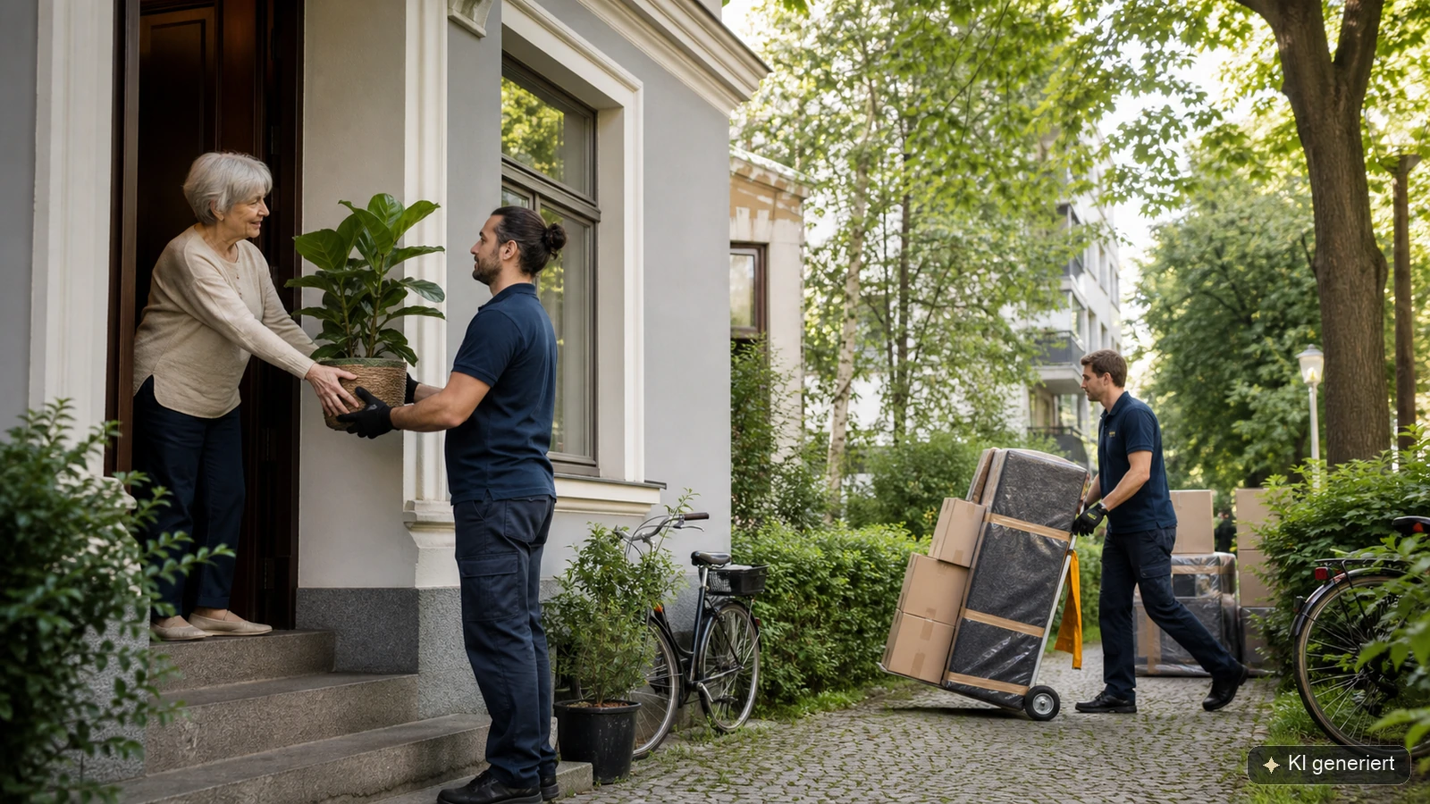 Behutsamer Seniorenumzug in Pankow mit professionellen Umzugshelfern