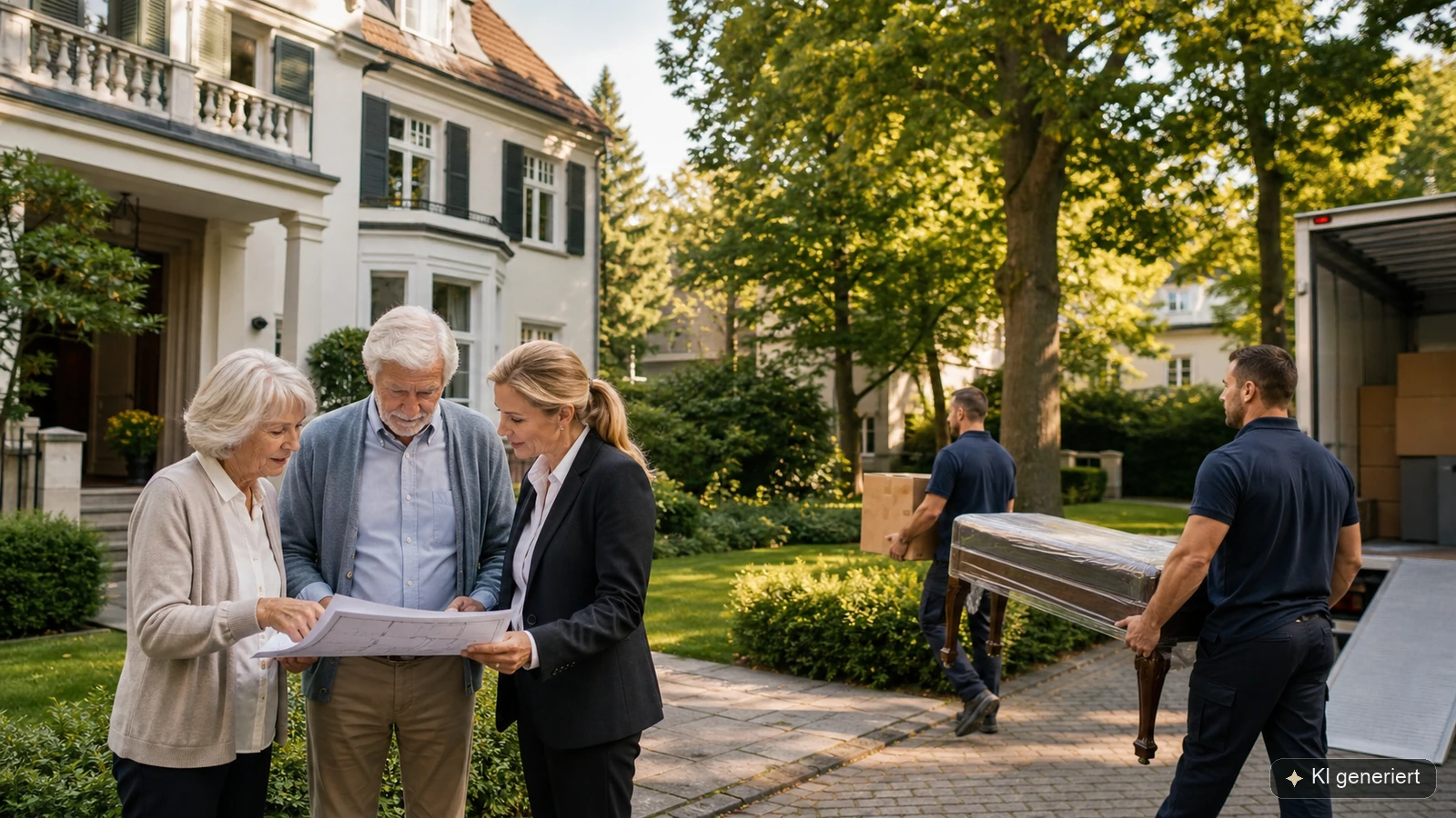 Behutsamer Seniorenumzug in Steglitz-Zehlendorf mit professionellen Umzugshelfern