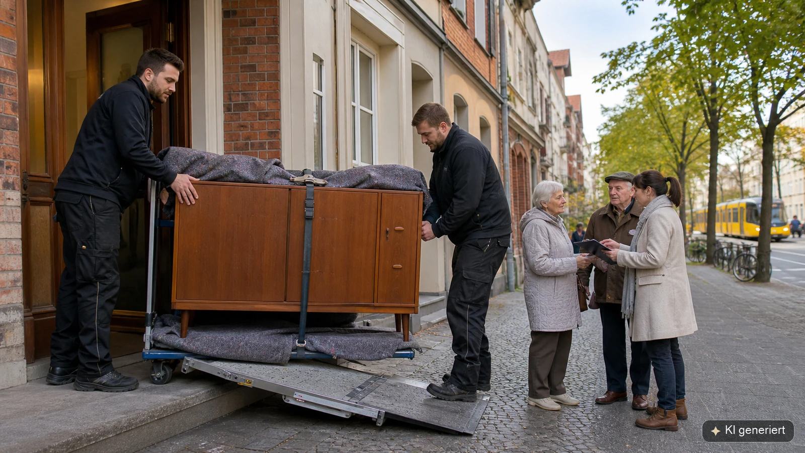 Behutsamer Seniorenumzug in Lichtenberg mit professionellen Umzugshelfern