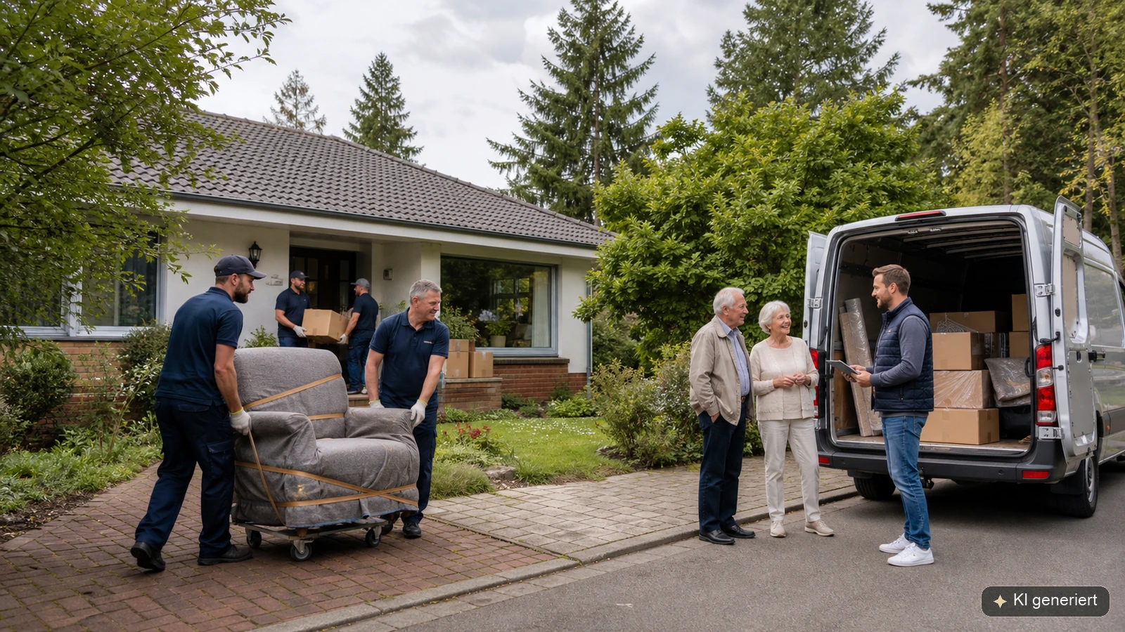 Behutsamer Seniorenumzug in Falkensee mit professionellen Umzugshelfern