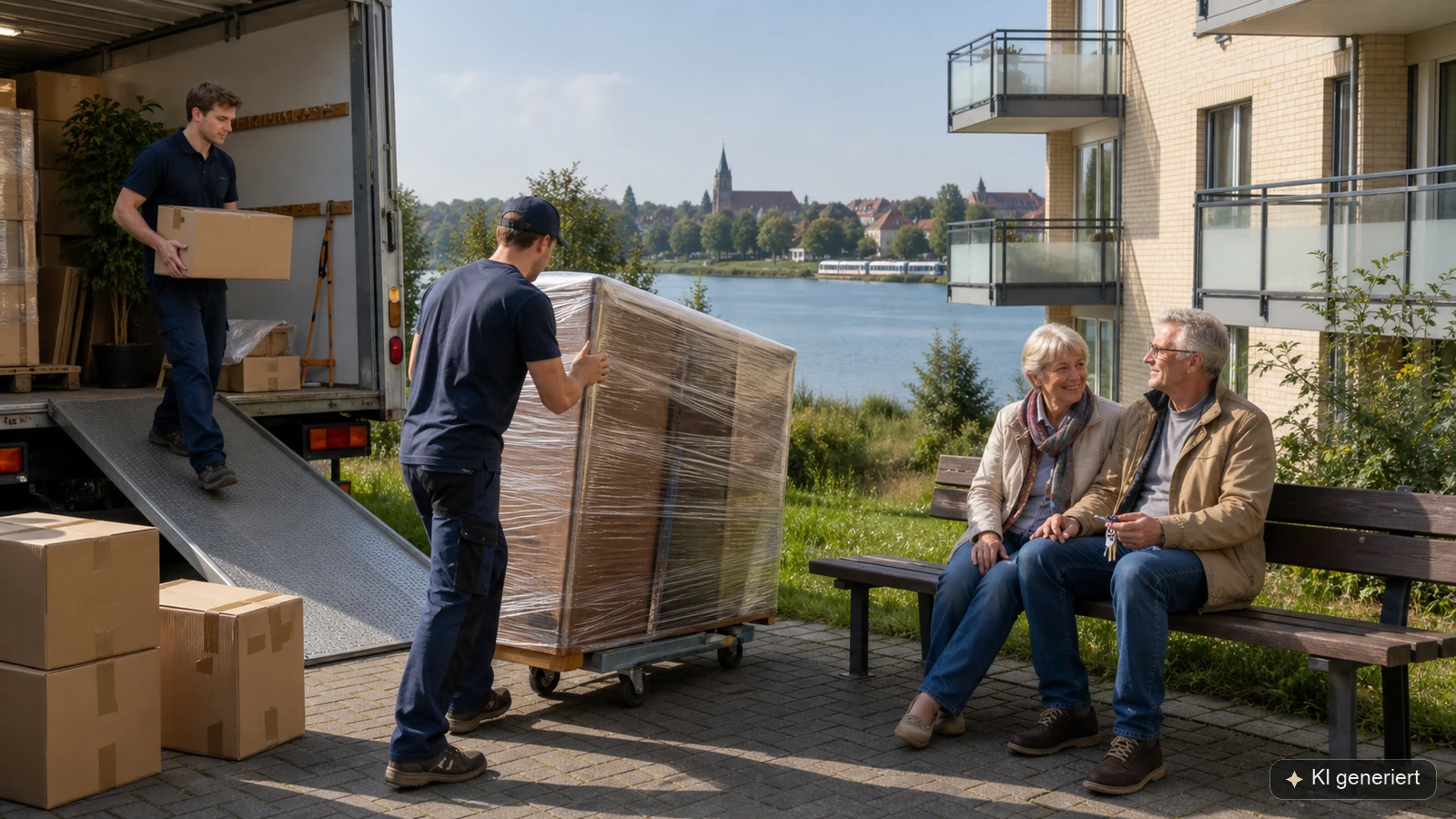 Behutsamer Seniorenumzug in Strausberg mit professionellen Umzugshelfern